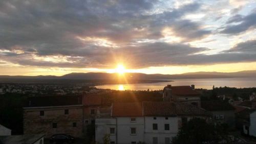 Ferienwohnung Kvarner Insel Krk in Malinska / Sveti Vid Sonnenuntergang