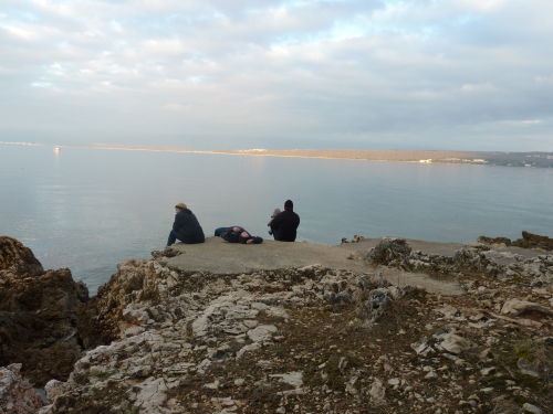 Winter auf der Insel Krk am Meer - 1 Tag nach Silvester