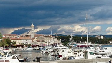 Krk Stadt ist die Hauptstadt auf der Insel Krk. 