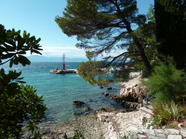 Insel Krk Malinska - Strand Haludovo