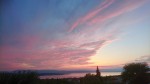 <p>toller Sonnenuntergang vom Balkon</p>